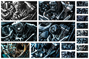 31 Motorcycle engines, a Transportation Photo by Handmadefont (Thumbnail 3 of 33)