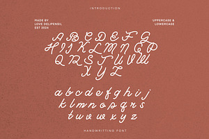 Aliday - Holiday Handwriting Type