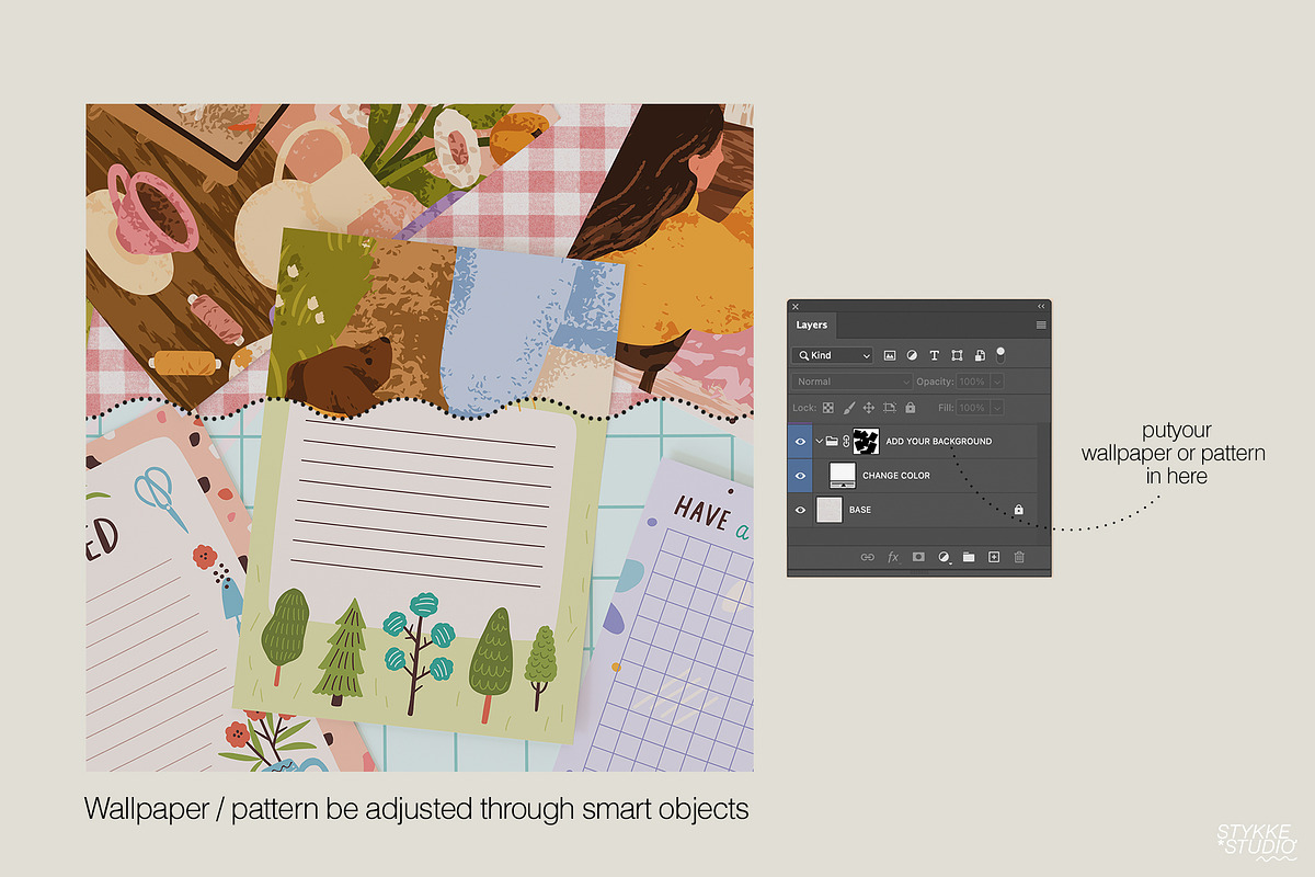 Paper Poster & Card Mockup | BASICS, a Books & Magazine Mockup by Stykke Studio (Photo 6 of 9)