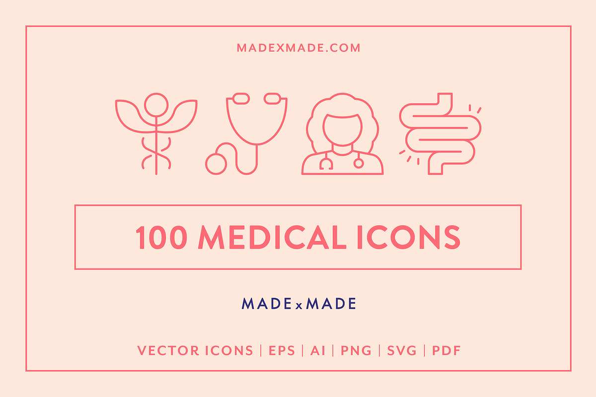 Medical Line Icons, an Outline Icon by Made by Made (Photo 1 of 7)