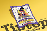 Retro Halloween Costume Party Flyer, a Flyer Template by Tiptop Graphic (Thumbnail 4 of 5)