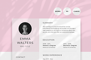 Modern Resume Template, a Resume Template by createbyadam (Thumbnail 1 of 5)