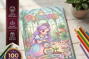Magical Princess Coloring Book Vol29, a Person Illustration by ikarifq shop (Thumbnail 1 of 7)