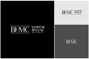 Letter BHMC Luxury Monogram Logo, a Branding & Logo Template by ika trisiana