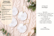 Christmas Ornament Mockup Set of 4, a Household Mockup by EmpaviMockups (Thumbnail 2 of 4)