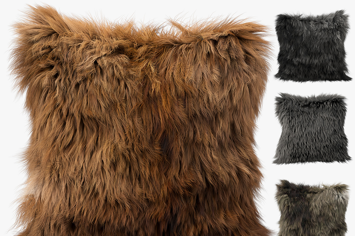 Collection of 38 fur pillows, an Object 3D Model by 3dmitruk (Photo 2 of 112)