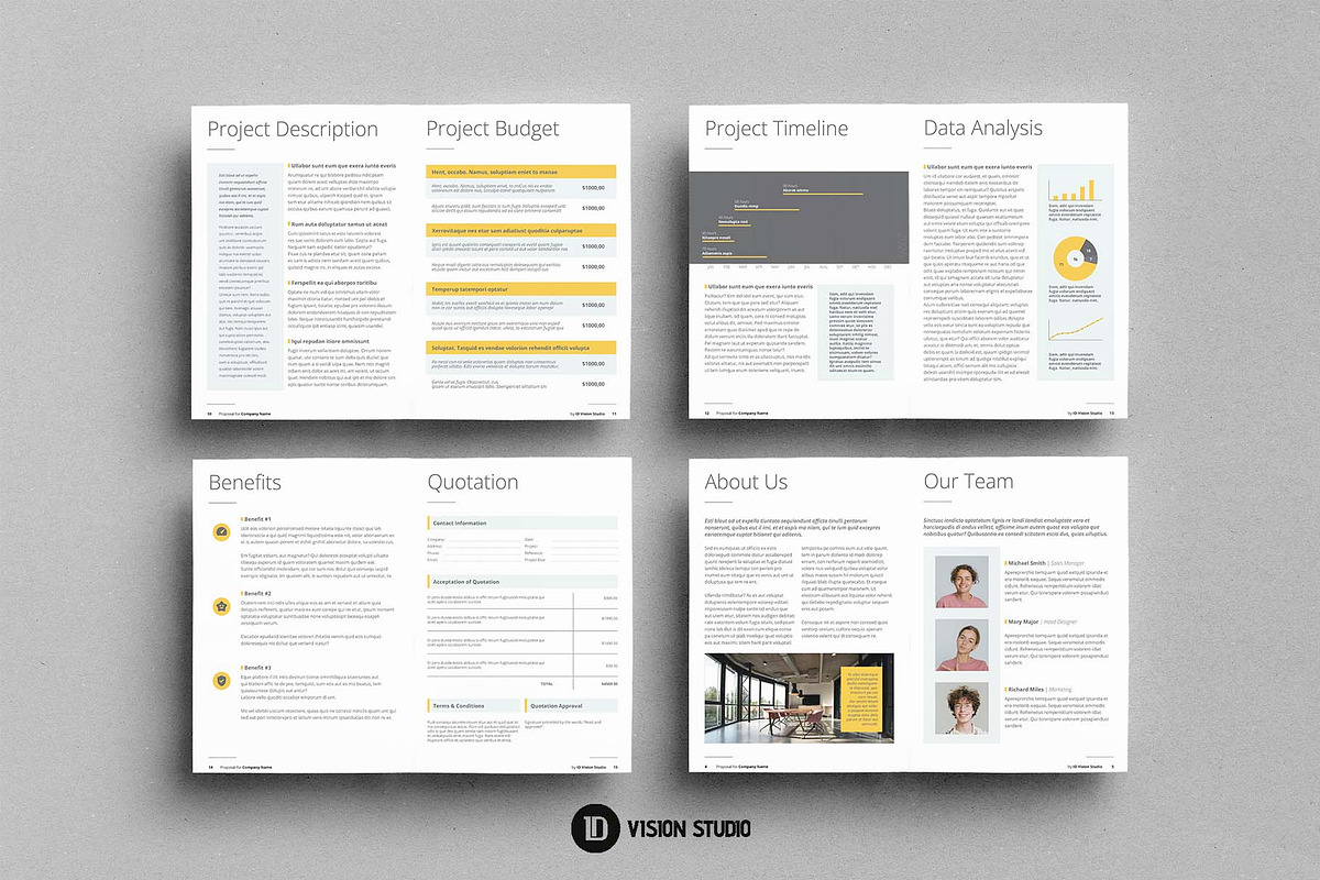 Minimal Proposal Canva InDesign, a Brochure Template by ID Vision Studio (Photo 15 of 16)