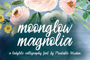 Moonglow Magnolia Font