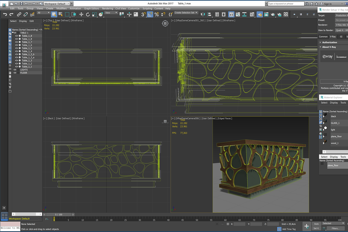 Table 1, a Furniture 3D Model by akerStudio (Photo 15 of 15)