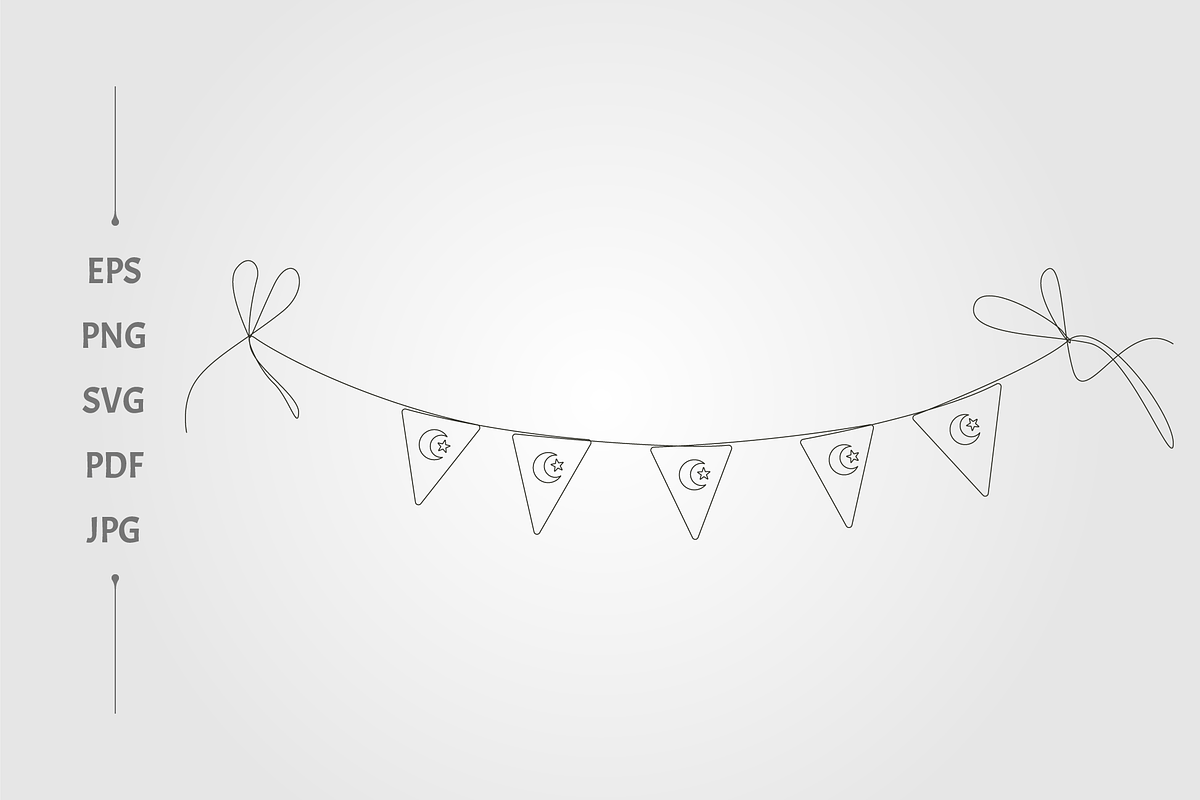pakistan bunting flag, an Object Graphic by lawoel (Photo 1 of 3)