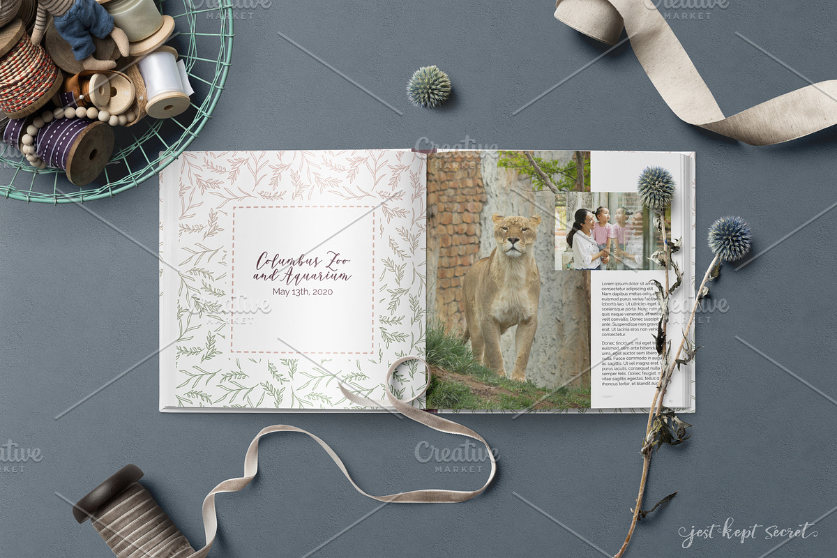 12x12 Family Photobook Template, a Templates & Theme by Jest Kept Secret (Photo 3 of 6)