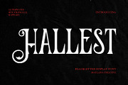 Hallest Blackletter Display Font, a Blackletter Font by Maulana Creative (Thumbnail 1 of 7)