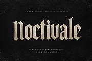 NOCTIVALE — Dark Blackletter Font, a Blackletter Font by Wow Magic (Thumbnail 1 of 4)