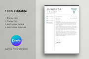Nurse Resume Template Canva, a Resume Template by DesignDevisers (Thumbnail 8 of 13)