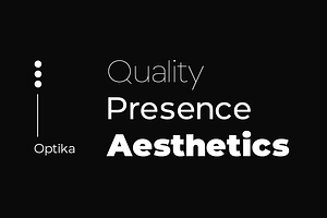 OPTIKA - Minimalist Font Family