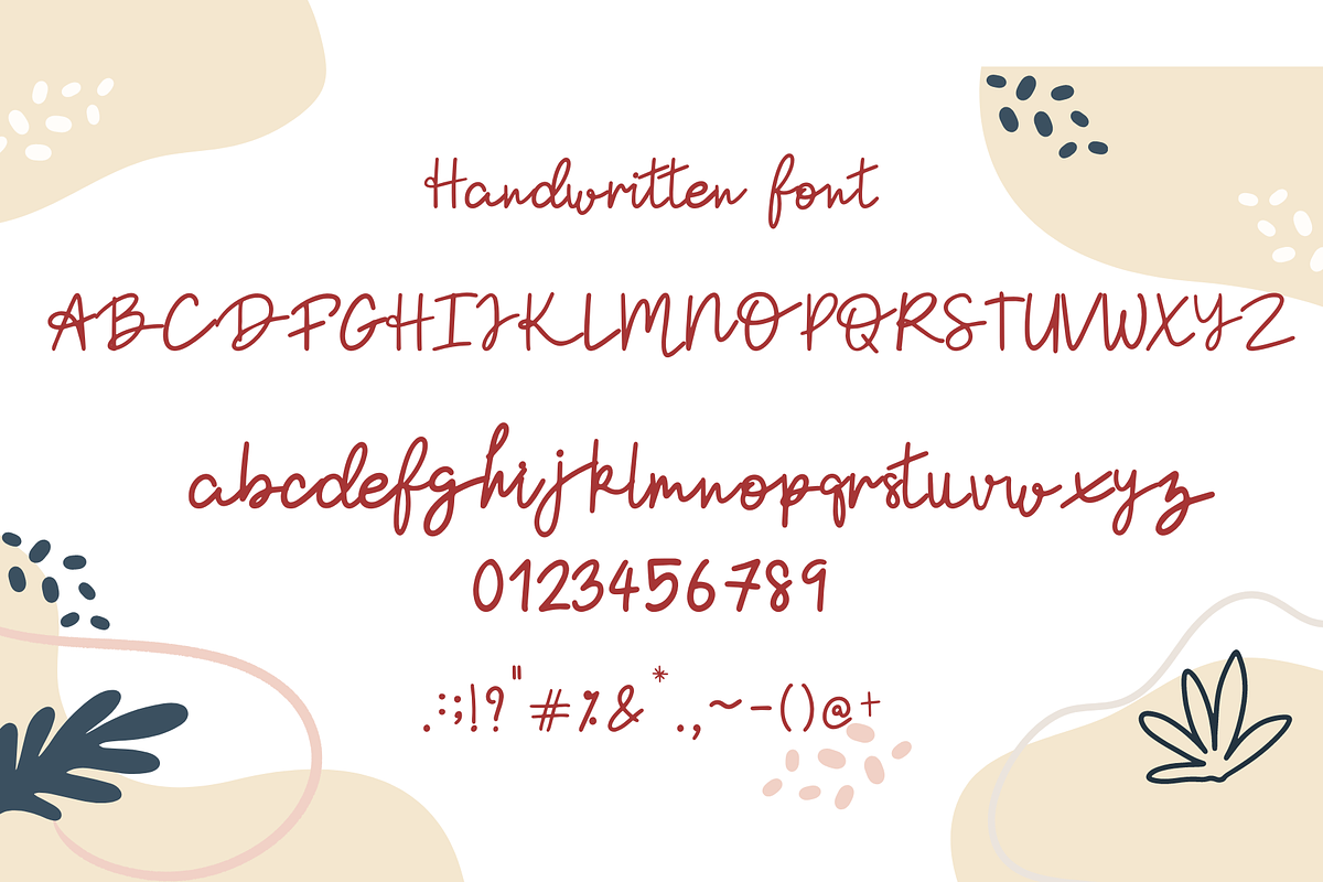 Sarah, a Handwritten Font by nongnuchpolyiam1 (Photo 6 of 6)