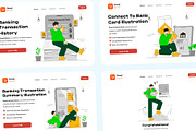 Modern Banking Illustration, an Illustration by orenjidesign (Thumbnail 6 of 8)