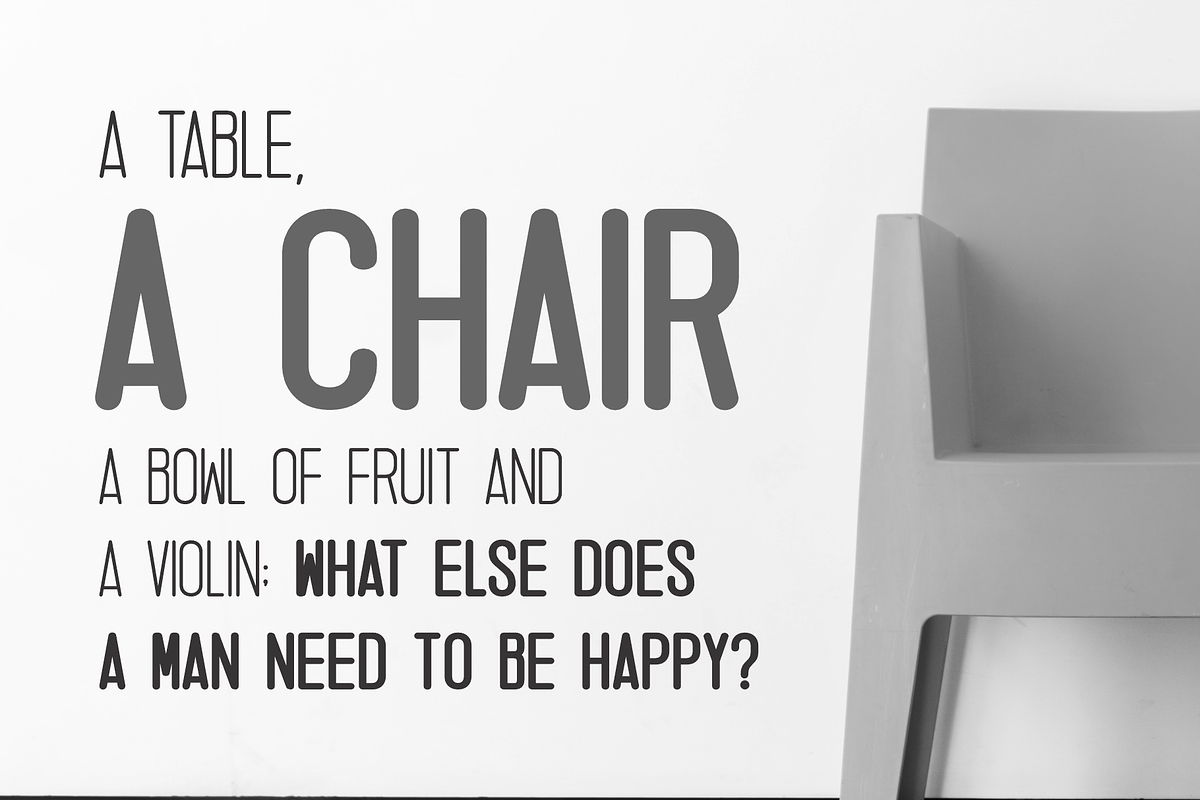 Zeneca Rounded, a Sans Serif Font by almazstudio (Photo 6 of 10)