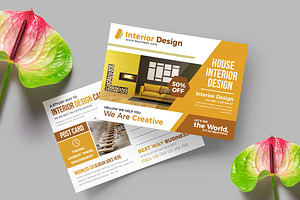 Interior Design Postcard