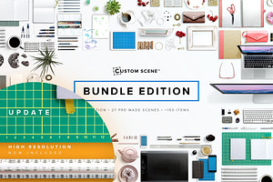 Custom Scene - Bundle Edition, a Product Mockup by Custom Scene