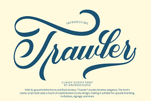 Trawler - Classy Script Font