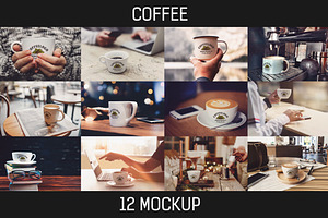 12 Coffee Mockup #7