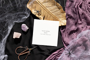 Halloween Card Mockup Square c fall, an Advertising Mockup by PawMockups (Thumbnail 2 of 10)