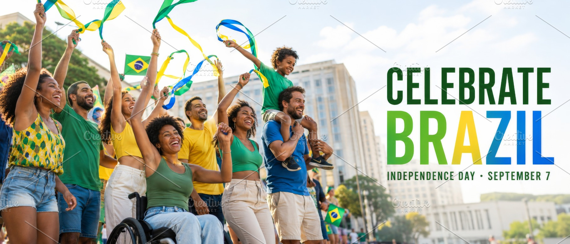 Brazil Independence Day celebration, a Photo by Dvoevnore photos