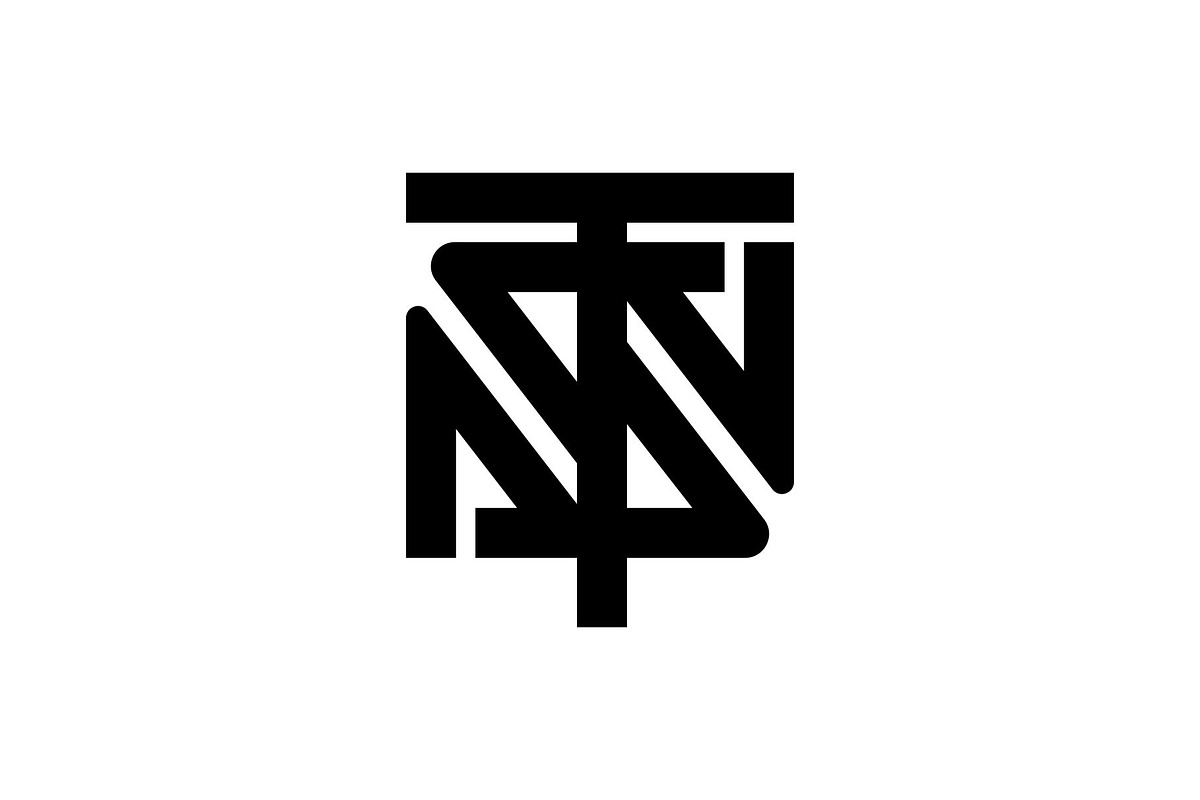 Initial Modern Monogram Letter TSN N, a Branding & Logo Template by Buqancreative
