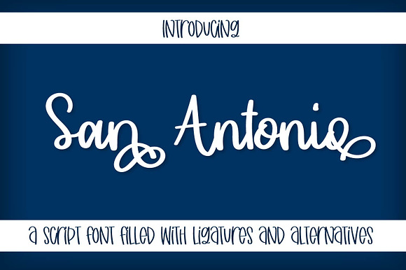 San Antonio - Script Font preview 7