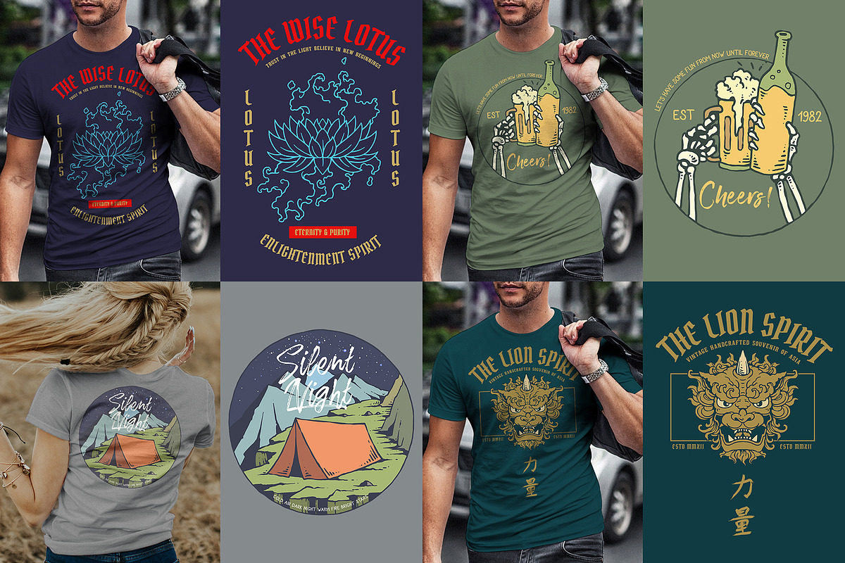 100 Keep Chillin' T-Shirt Designs, an Illustration by TSV Art Collective (Photo 26 of 26)