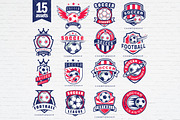 Soccer team logo template, a Design Template by Guavanaboy (Thumbnail 1 of 3)