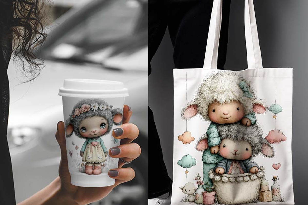 Whimsical Baby Animal Junk Journals, an Illustration by one-touch (Photo 2 of 9)