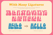 Blowing Vesicle - Psychedelic Font, a Font by Letterhend Studio (Thumbnail 4 of 8)