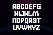 Robinsen – Bold Tech Display Font, a Sans Serif Font by Artiveko (Thumbnail 3 of 7)