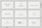50 Trending Minimal Logo Bundle V04, a Branding & Logo Template by XpertgraphicD (Thumbnail 7 of 13)