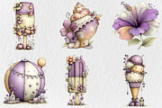 Whimsical Summer Clipart, a Seasonal Illustration by Rose Art (Thumbnail 3 of 6)