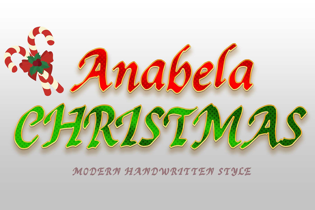 Anabela Christmas, a Blackletter Font by Yoga Letter (Photo 1 of 5)