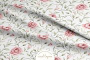 Watercolor Blush Roses Floral Set, a Decorative Illustration by Carol Lozove (Thumbnail 31 of 50)