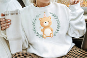 New Year Teddy Bear Clipart, an Illustration by Sublimation Artist (Thumbnail 4 of 6)