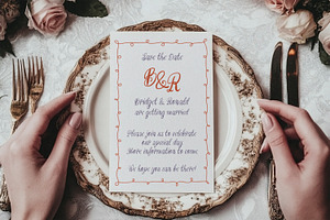 Zefir Cloud Whimsical Wedding Font