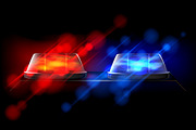 Police beacon set. Flashing siren, a Healthcare Illustration by George Rod (Thumbnail 2 of 4)