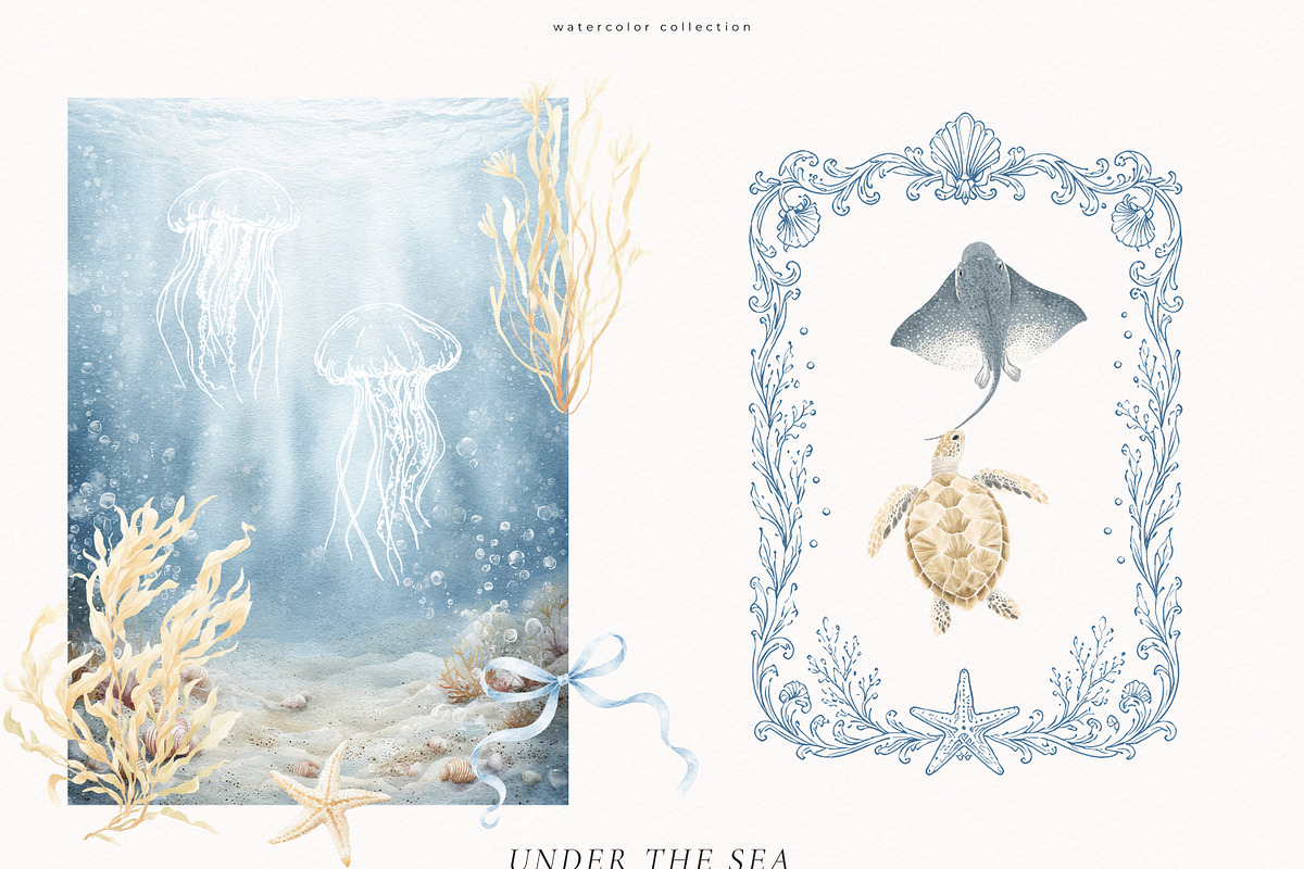 Under The Sea Collection, an Animal Illustration by PeDe Designs (Photo 3 of 7)