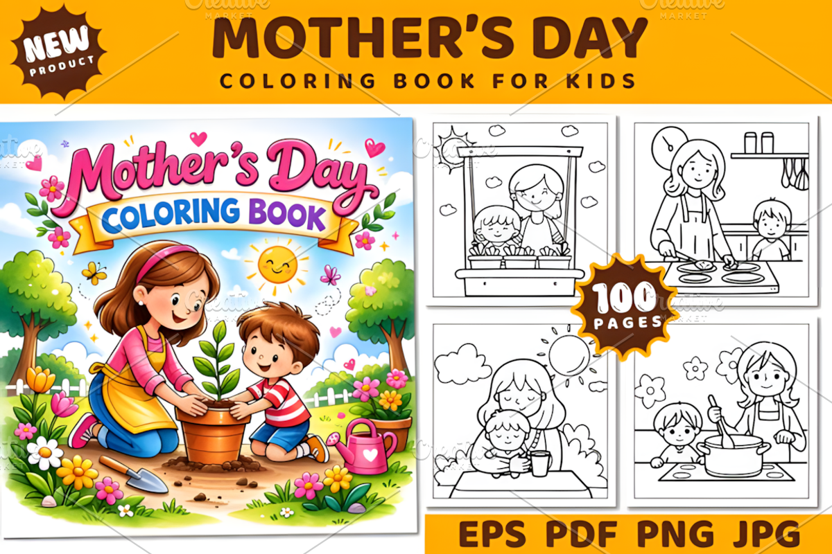 Bold and Easy Mother’s Day, a Seasonal Illustration by Design Station (Photo 1 of 3)