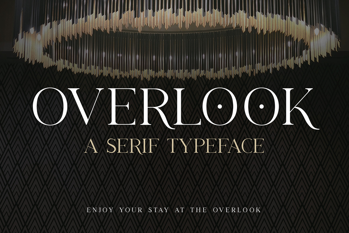 Overlook - A Serif Typeface, a Serif Font by Aurora Graphics (Photo 1 of 2)