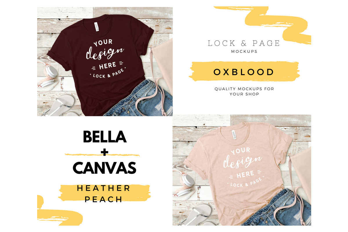 Bella Canvas 3001 Mega Bundle Mockup, a Shirt Mockup by lock and page (Photo 71 of 84)