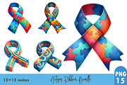 Autism Ribbon PNG., a Graphic by CitraGraphics (Thumbnail 1 of 3)