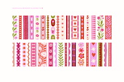 Love and flowers. Seamless patterns, a Pattern Graphic by venimo (Thumbnail 9 of 12)