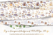 Spring Rustic Laundry Aesthetic, an Object Illustration by Shabbypie (Thumbnail 5 of 5)