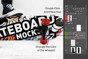 Skateboard Mockup #39, a Shirt Mockup by alexandeerco (Thumbnail 2 of 5)